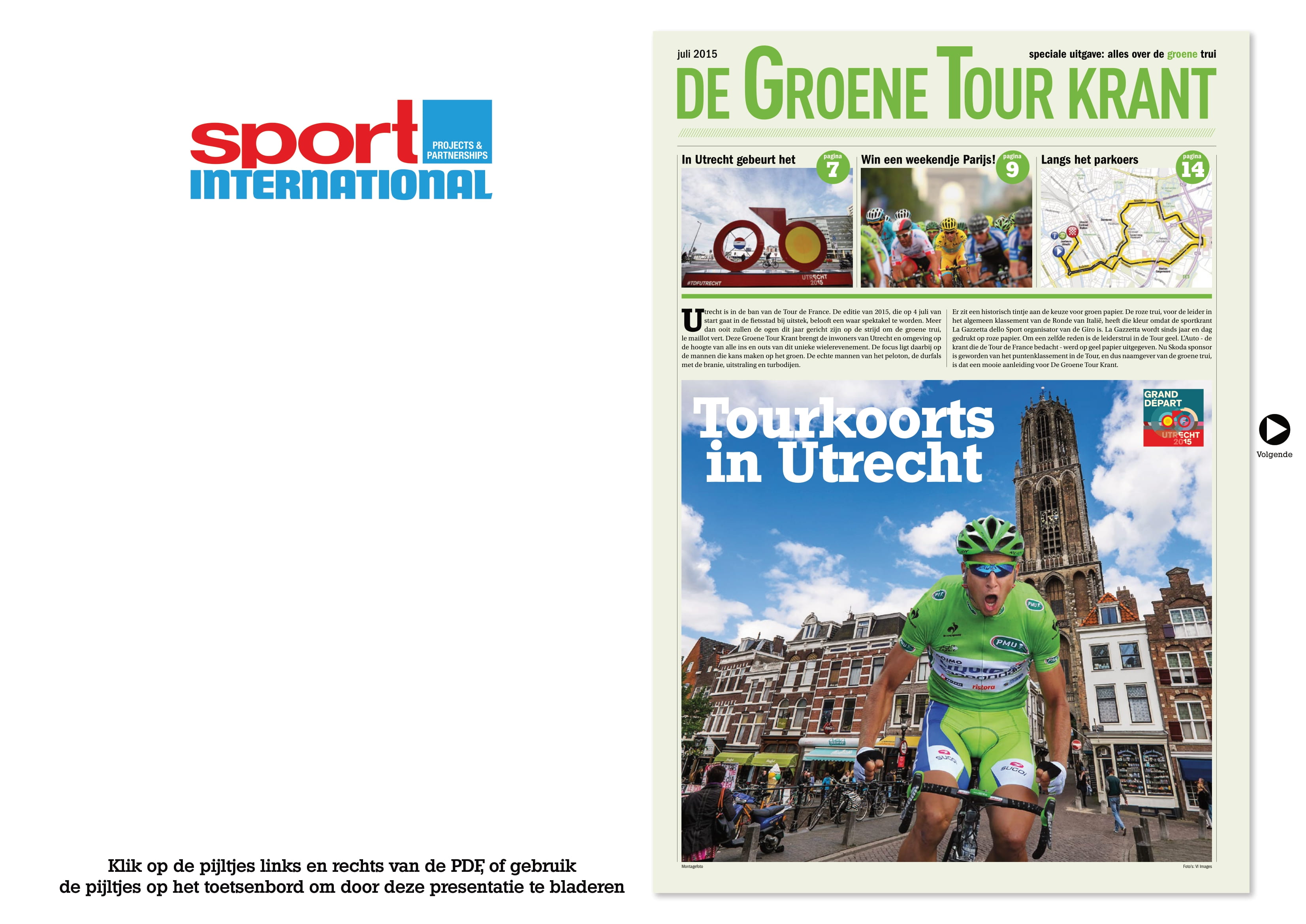 Presentatie De Groene Tour Krant